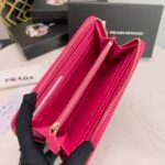Prada Large Saffiano Leather Wallet Full Pink 19Cm 1Ml506 Qwa F0505 - Image 4
