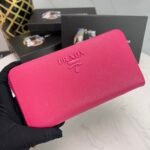 Prada Large Saffiano Leather Wallet Full Pink 19Cm 1Ml506 Qwa F0505 - Image 7