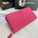 Prada Large Saffiano Leather Wallet Full Pink 19Cm 1Ml506 Qwa F0505 - Image 9