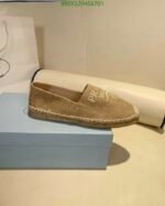 Prada Linen Espadrilles Beige - Image 4