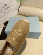 Prada Linen Espadrilles Beige - Image 7