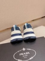 Prada Sport Sneaker Curved Line Blue And Beige - Image 8