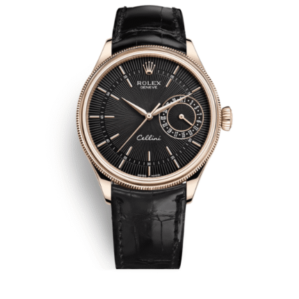 Rolex Cellini Date Black Dial And Everose Gold 39Mm 50515 0011