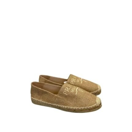 Prada Linen Espadrilles Beige
