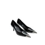Prada Brushed Leather Pumps Black