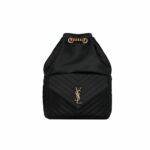 Saint Laurent Joe Backpack In Black Gold 29Cm 6726091El071000