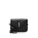 Saint Laurent Loulou Toy Strap Bag In Quilted Y Leather Black 678401Dv7061000