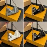 Louis Vuitton Slim Trunk Bag Gris Trianon 23Cm M12596 - Image 3