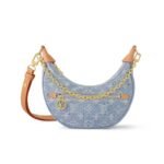 Louis Vuitton Lv By The Pool Loop Monogram Sky Blue Denim 25Cm M24846