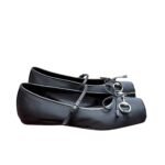 Gucci Women’s Horsebit Ballet Flat Satin Black