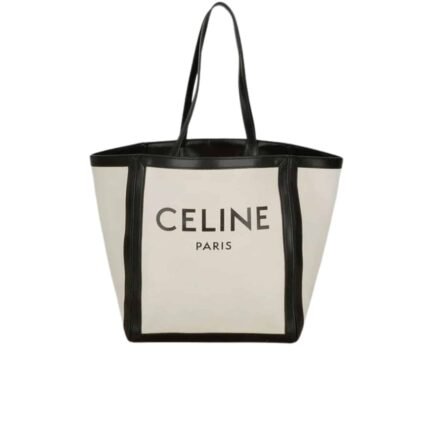 Celine Large Sling Tote Canvas Bags Black 48Cm