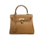 Hermes Kelly 25Cm Brown Gold Hardware 25Cm