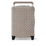 Louis Vuitton Horizon 55 Suitcase Mahina Perforated Calfskin Leather Gray 55Cm M10282