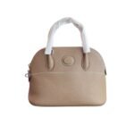 Hermes Bolide Taurillon Clemence Etoupe 27Cm