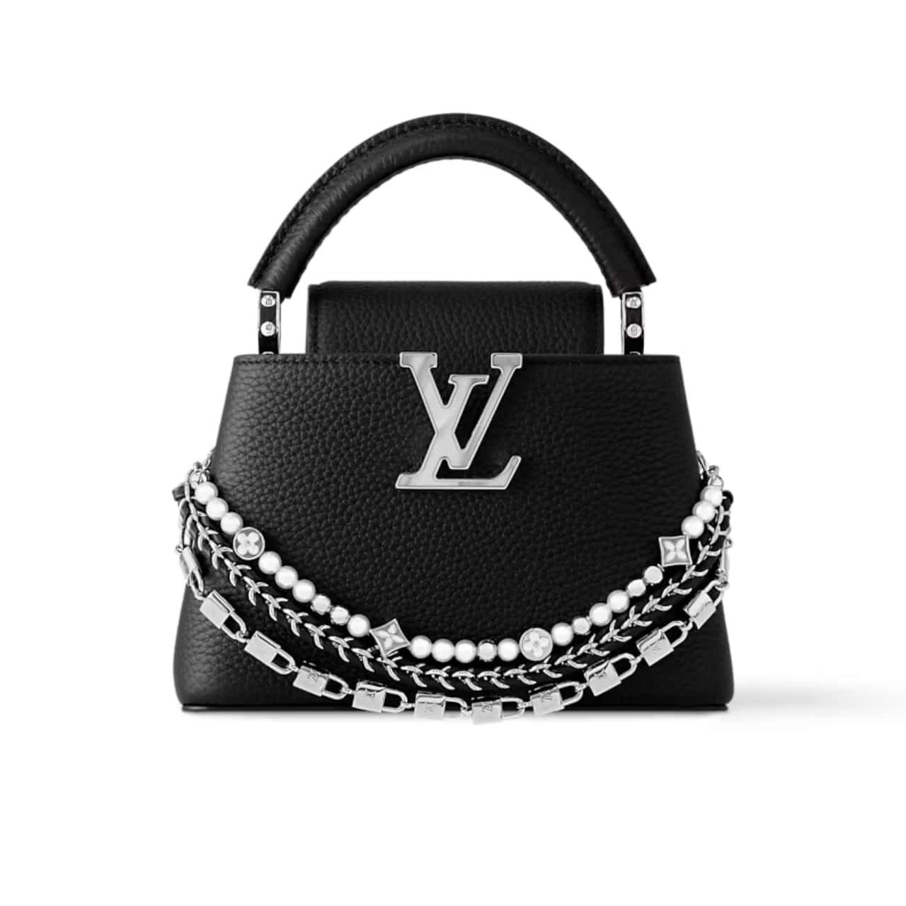 TBNB-71-1 Louis Vuitton Capucines Mini Bag Black 20Cm M11908 - Image 1