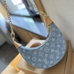 Louis Vuitton Lv By The Pool Loop Monogram Sky Blue Denim 25Cm M24846 - Image 4