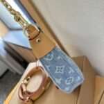 Louis Vuitton Lv By The Pool Loop Monogram Sky Blue Denim 25Cm M24846 - Image 5