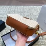 Prada Crochet And Leathe Pouch Bag Natural 18Cm 1Nr025 2Cyc F0018 - Image 6