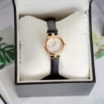 Gucci Diamantissima Steel Watch With Black Leather Strap 27Mm Ya141505 - Image 8