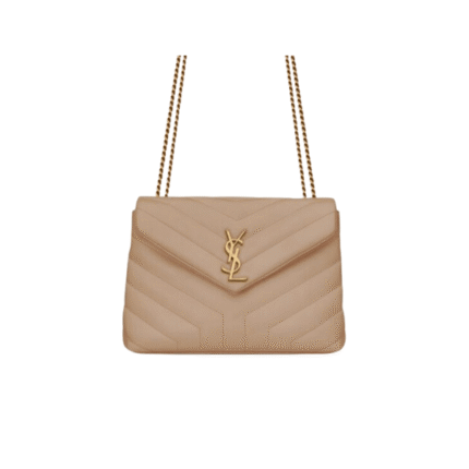 Saint Laurent Loulou Small Chain Bag In Matelassé Y Dark Beige Gold 23Cm 494699Dv7272721