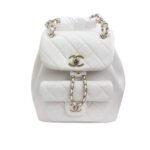 Chanel Mini Duma Backpack White 20Cm As2908 B09750 10601