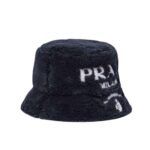 Prada Bucket Hats Wide-Brimmed Hats Black