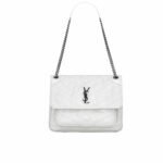 Saint Laurent Niki Baby Chain Bag In White 28Cm 6331601El079207