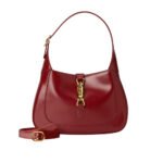 Gucci Jackie 1961 Medium Shoulder Bag Red Leather 27Cm 636709 10O0G 6638