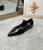 Valentino Garavani Tiptoe Patent Leather Ballet Flats Black 2W2S0Gc3Eru0No - Image 5