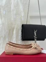 Valentino Garavani Rockstud Patent Leather Ballerina Rose Cannelle 3W2S0Hq5Vnw Gf9 - Image 10