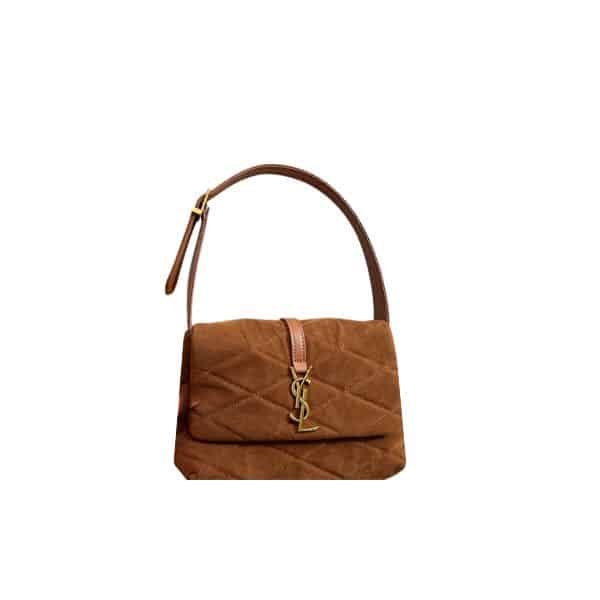 xr:d:DAFu9xTi5qs:1749,j:8328688062919316090,t:23101902 Saint Laurent Le 5 À 7 Hobo Bag Brown 27Cm - Image 1