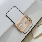 Fendi Baguette Bag White Leather 27Cm 8Br822Apg6 - Image 5