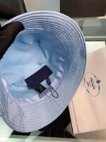 Prada Renylon Bucket Hat Light Blue - Image 8