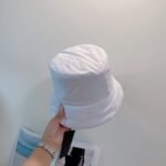 Prada Padded Renylon Bucket Hat White - Image 7