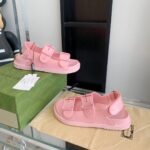 Gucci Women’S Sandal With Mini Double G Pastel Pink 660243 J8700 5815 - Image 3