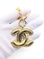 Chanel Cc Gold Necklace - Image 3