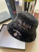 Prada Bucket Hats Wide-Brimmed Hats Black - Image 7