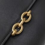 Saint Laurent Le Maillon Satchel In Smooth Leather Black 6497952R20W1000 - Image 10