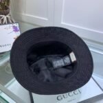 Gucci Gg Ssima Soft Web Fedora Hat Black - Image 4