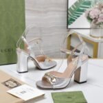 Gucci Women’S Horsebit Sandal Silver - Image 7