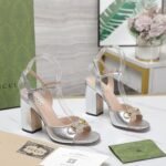 Gucci Women’S Horsebit Sandal Silver - Image 2