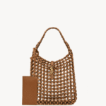 Saint Laurent LE 5 À 7 large in wood beads