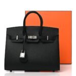 Hermès Epsom Birkin Sellier 25 Black - Image 8