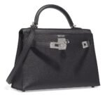 Hermès Kelly Touch Mini Lizard, Veau Madame Black Palladium Hardware - Image 2
