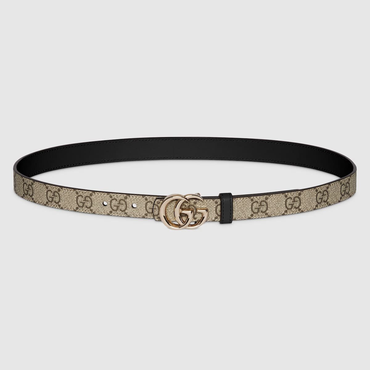 10001-37 GUCCI Reversible GG Marmont thin belt - Image 1