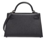 Hermès Kelly Touch Mini Lizard, Veau Madame Black Palladium Hardware - Image 4