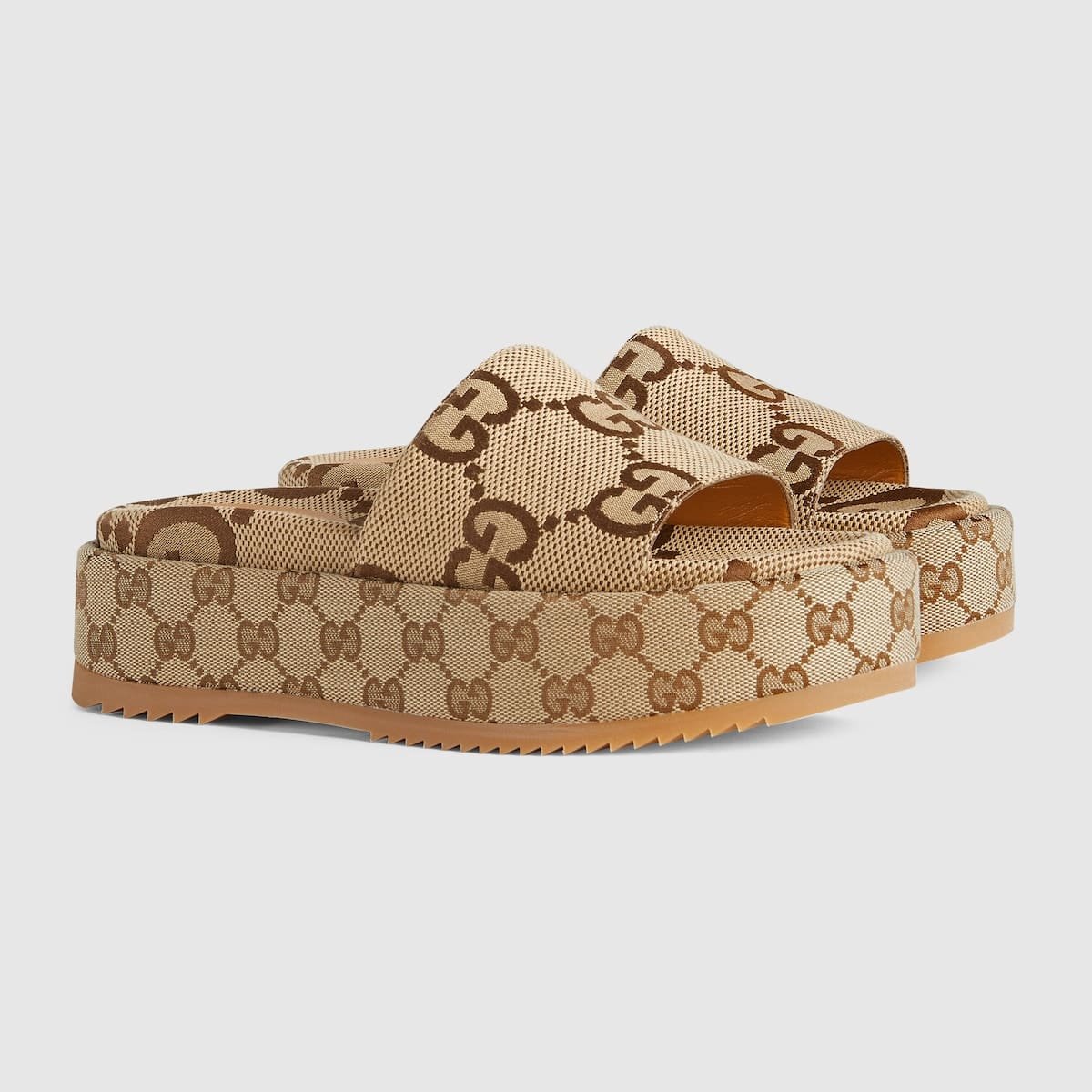 10002-63 Gucci Women’s platform slide sandal - Image 1