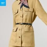 GG Marmont thin leather belt with shiny buckle - Image 4