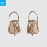 Women’s slingback pump with crystal Horsebit - Image 3