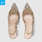 Women’s slingback pump with crystal Horsebit - Image 4